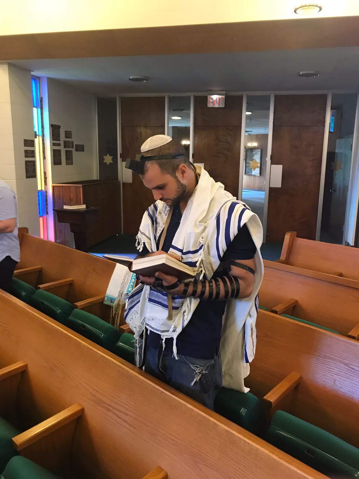 Congregation Brothers of Joseph community member participating in prayer